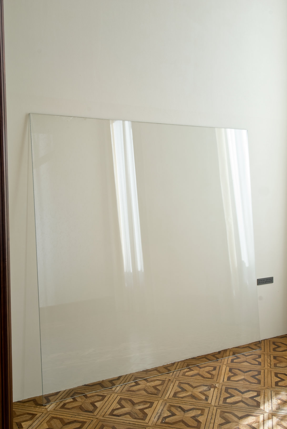 Joseph Kosuth - Any two Meter Square Sheet of Glass to Lean Against any Wall