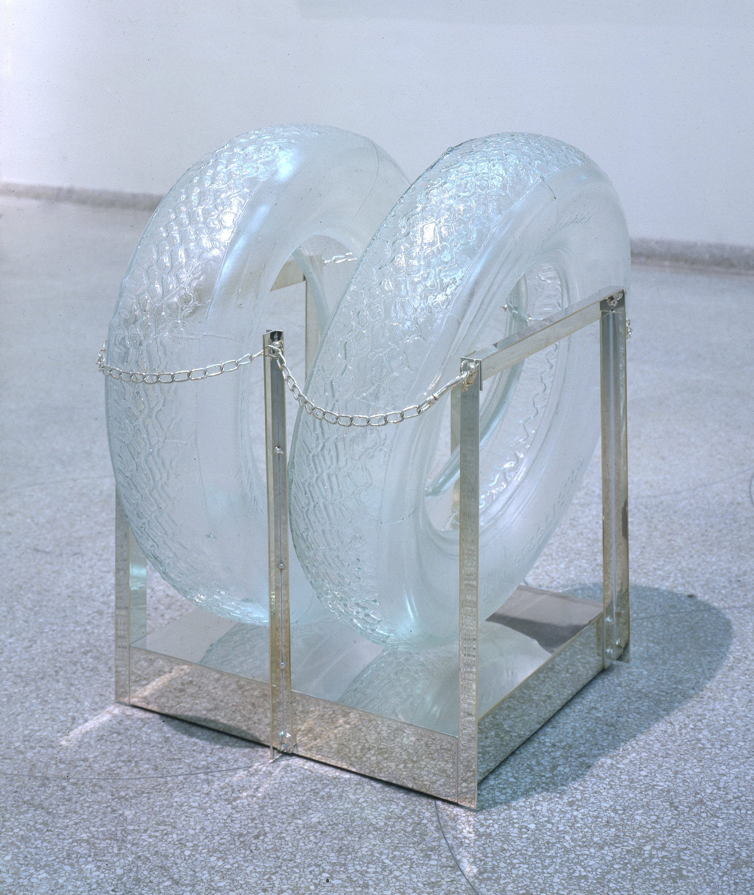 Robert Rauschenberg - Untitled (glass tires)